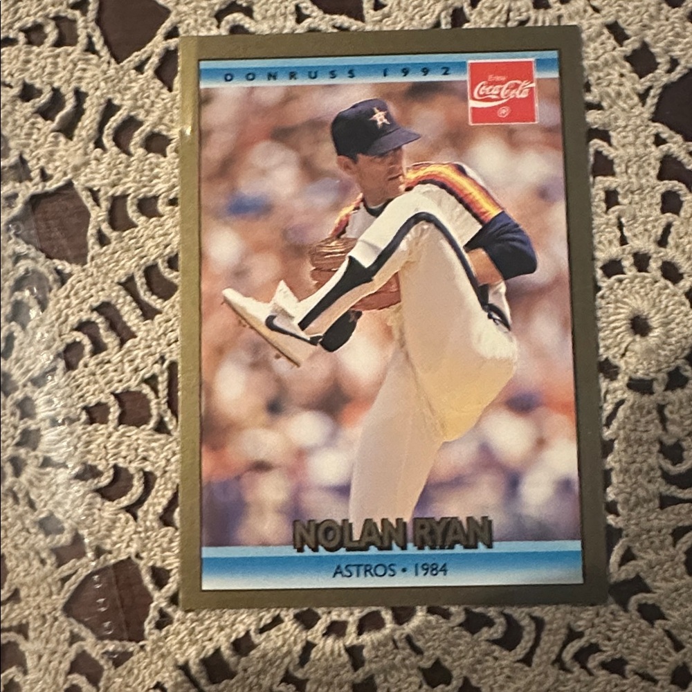 Nolan Ryan Astros 1984 Trading Card